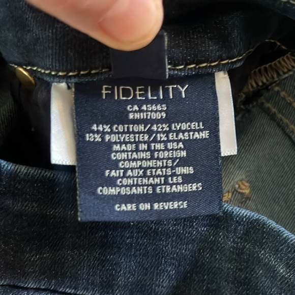 Fidelity jeans mid rise skinny Belvedere 28 - Picture 6 of 8